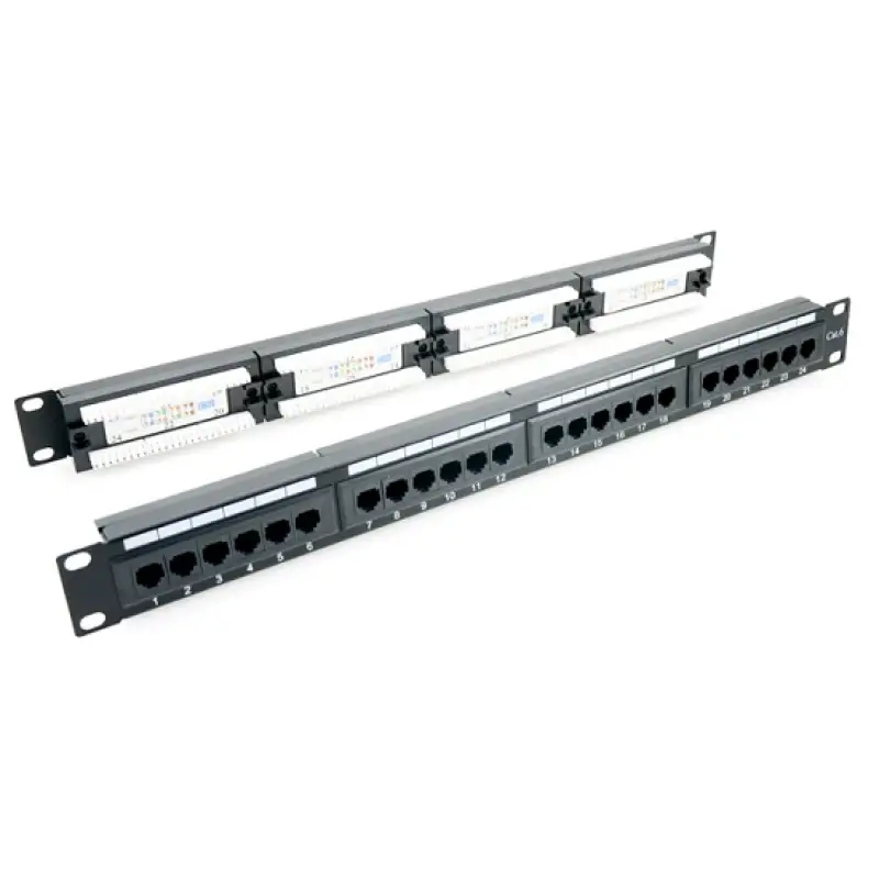 patch panel cat6 19'' 24porturi  44737