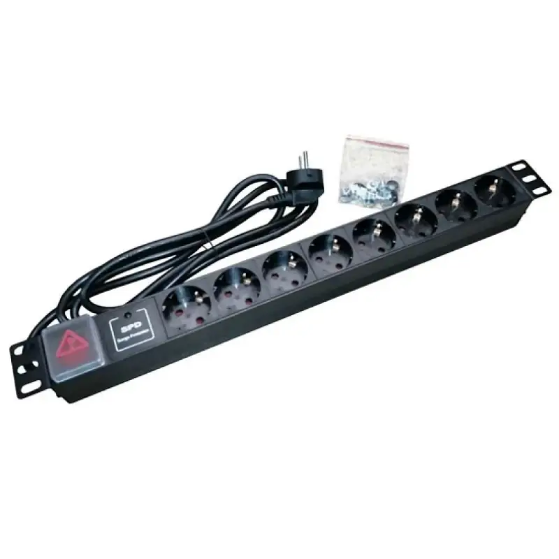 PDU Rack 8 prize 3m 3680w Gembird g-egpdu014 47752                                                                                                                                                      