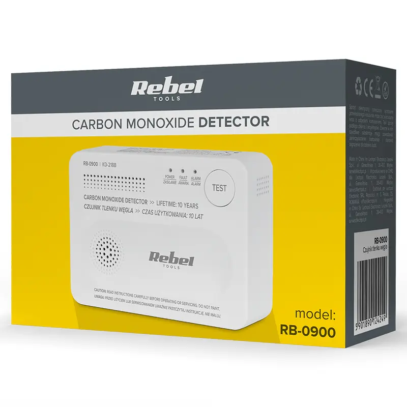 Detector senzor monoxid de carbon rb-0900  32418                                                                                                                                                        