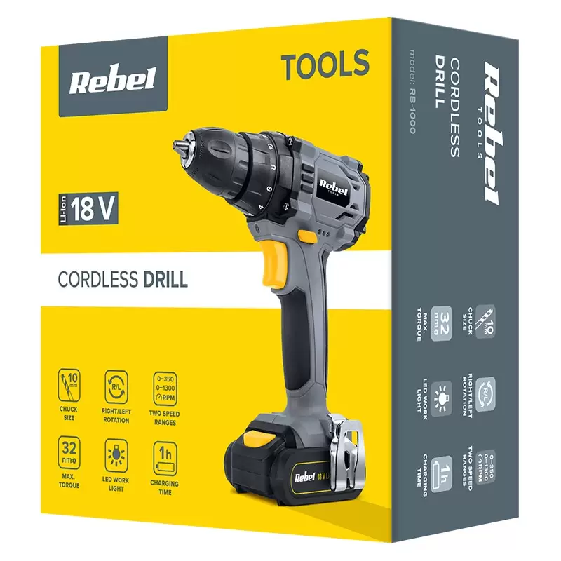 Masina de Gaurit si Insurubat Rebel RB-1000 Li-Ion 18v  24023                                                                                                                                           