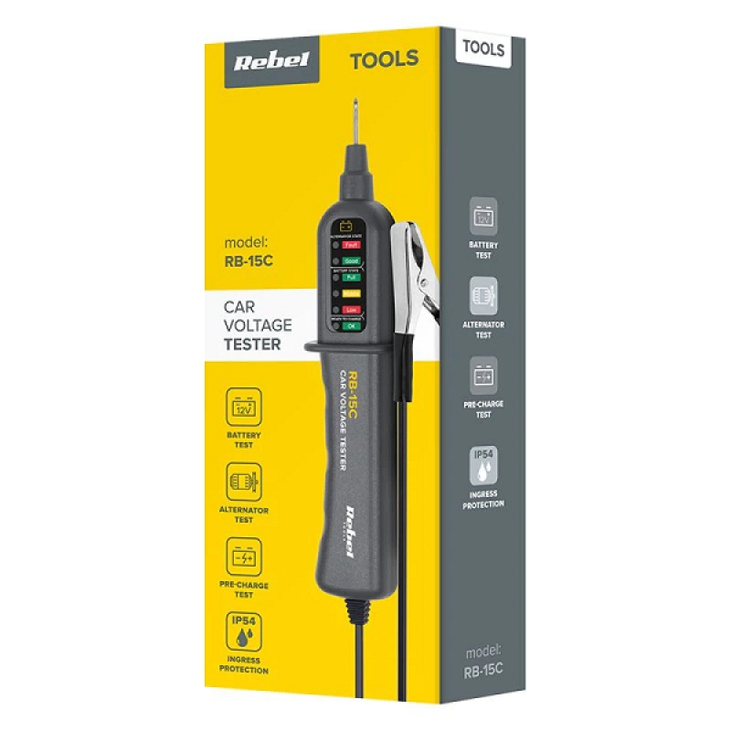 MIE-RB-15C tester tensiune 12v auto 45932