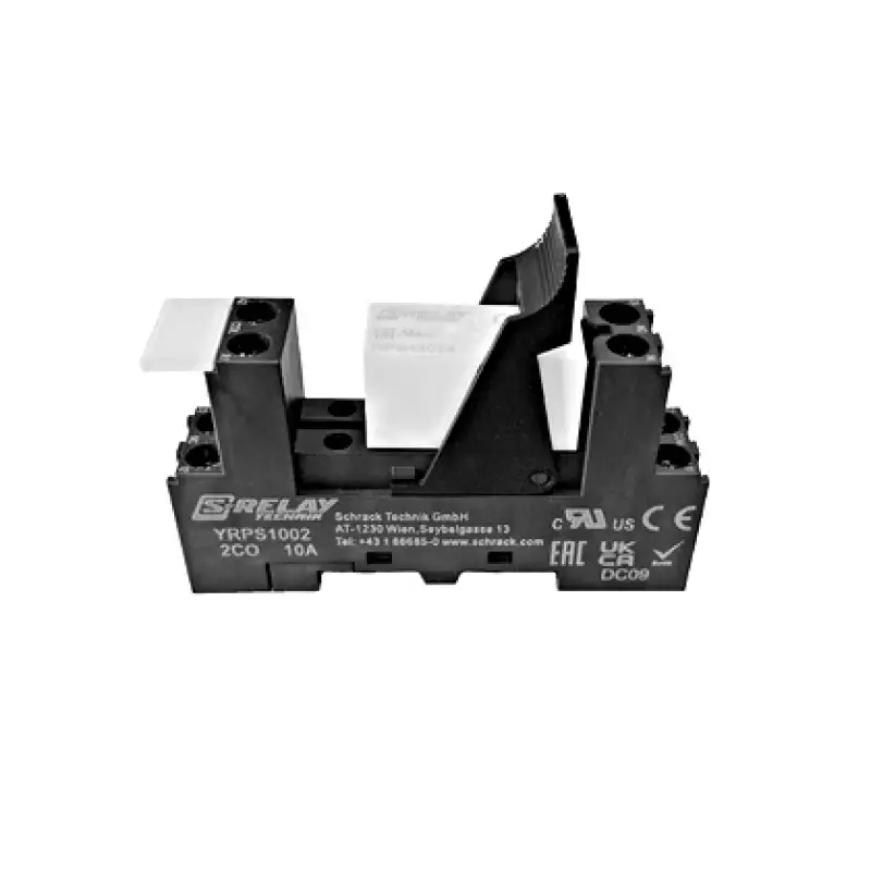 Set releu 24Vcc 8A 5mm cu soclu Schrack RPSET4024.48418                                                                                                                                                 