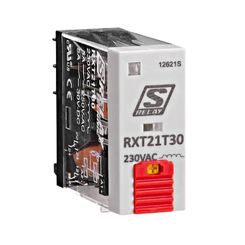 Releu Industrial ingust 230V 5A ,led,2cc Schrack RXT21T30.48414                                                                                                                                         
