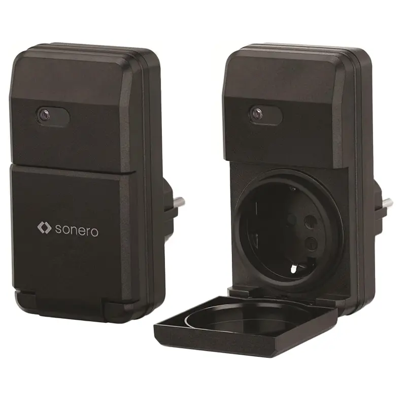 Priza cu telecomanda pentru exterior 1100W Sonero s-rcs301 41317                                                                                                                                        