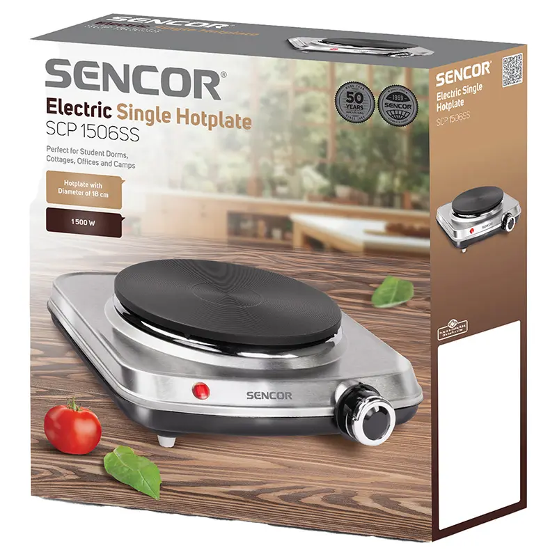 Plita electrica 1500W Sencor S-SCP1506SS