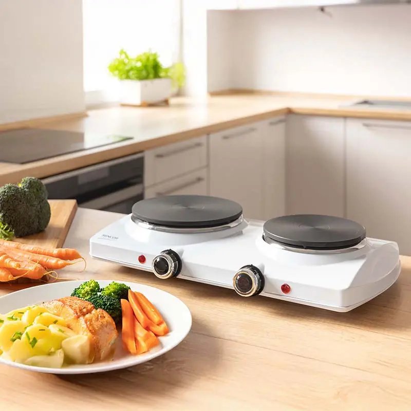 Plita electrica dubla 2500W Sencor S-SCP2253WH-E