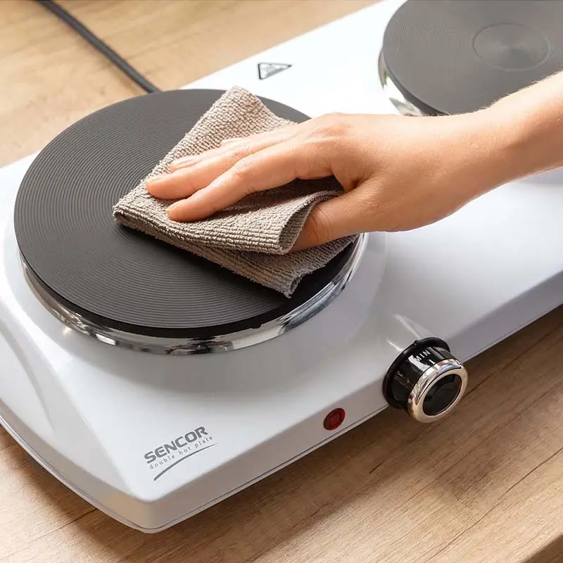 Plita electrica dubla 2500W Sencor S-SCP2253WH-E