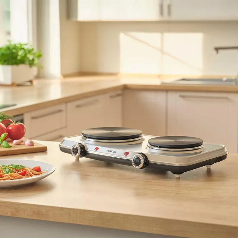 Plita electrica dubla 2250W Sencor S-SCP2256SS