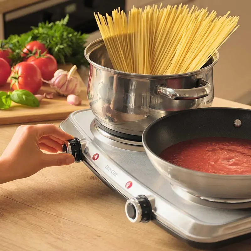 Plita electrica dubla 2250W Sencor S-SCP2256SS