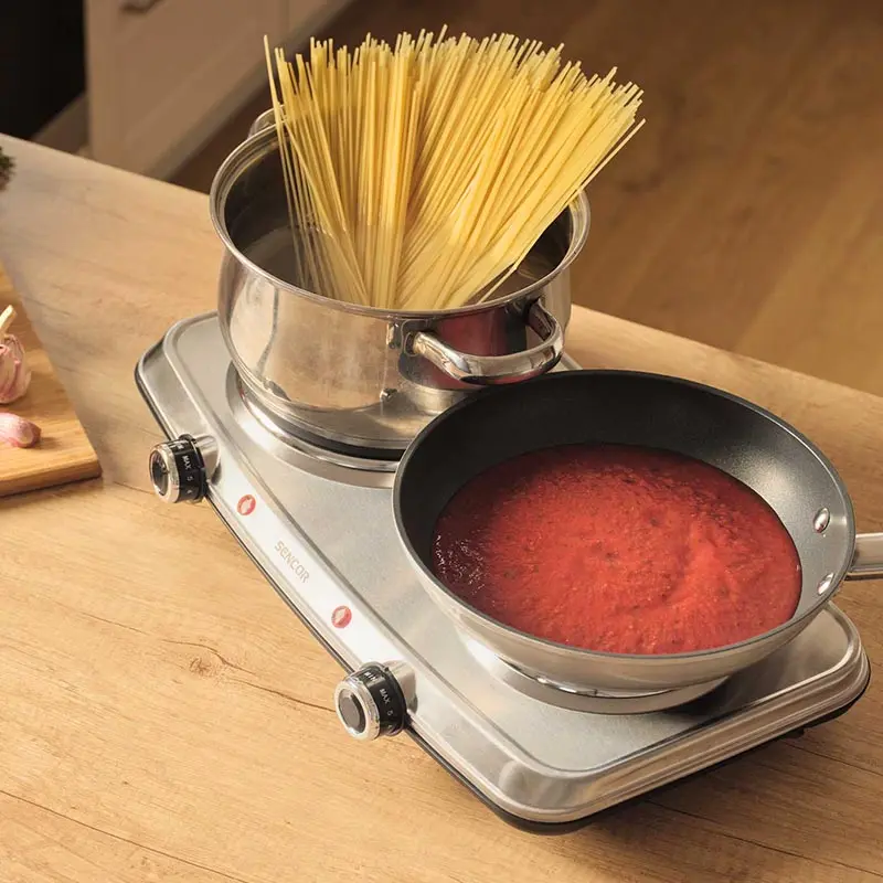 Plita electrica dubla 2250W Sencor S-SCP2256SS