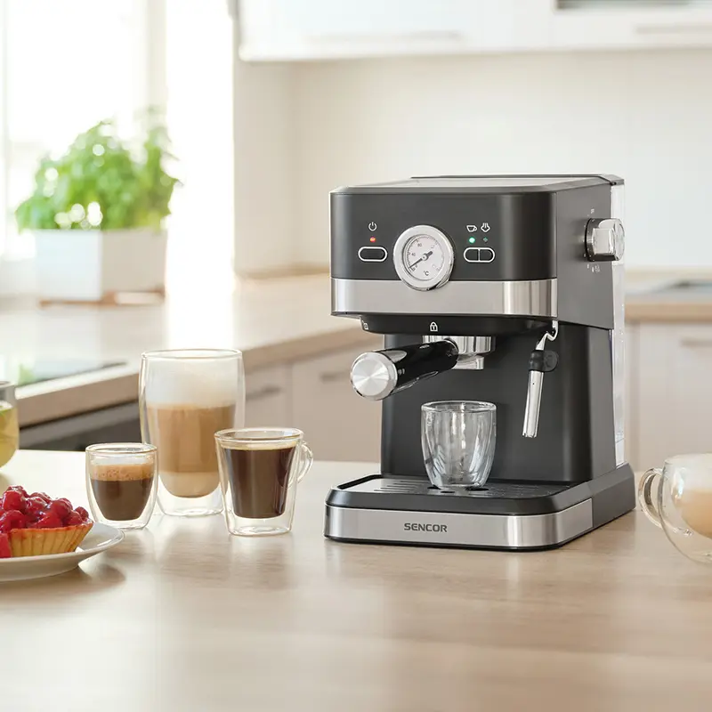 Espressor 20 bar 1050W Sencor 3 S-SES1721BK