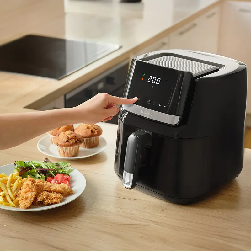 Friteuza Digital Airfryer 6.5L 1600W Sencor S-SFR6550BK