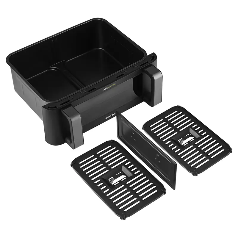 Friteuza dubla Digital Airfryer 2X4.5 L 2700W Sencor S-SFR9650BK