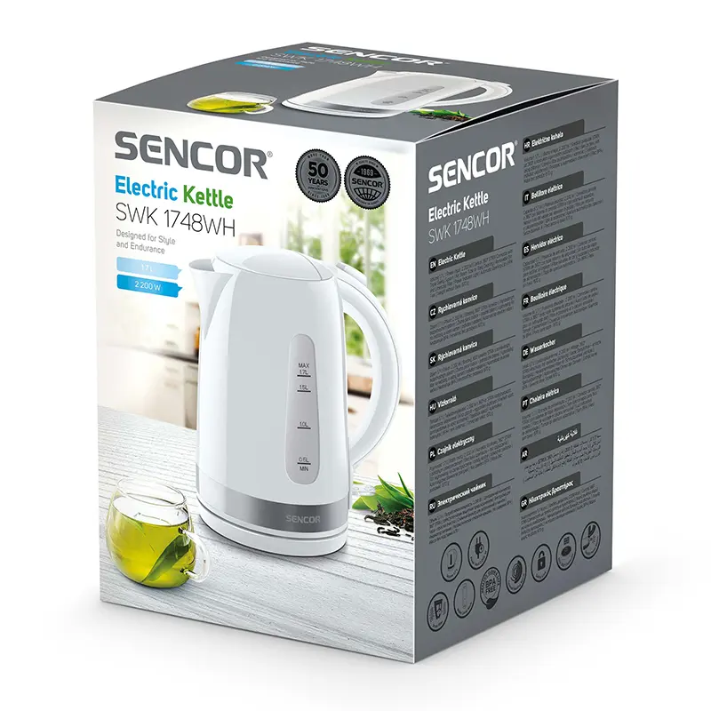 Fierbator electric 1.7L 2200W Sencor S-SWK1748WH