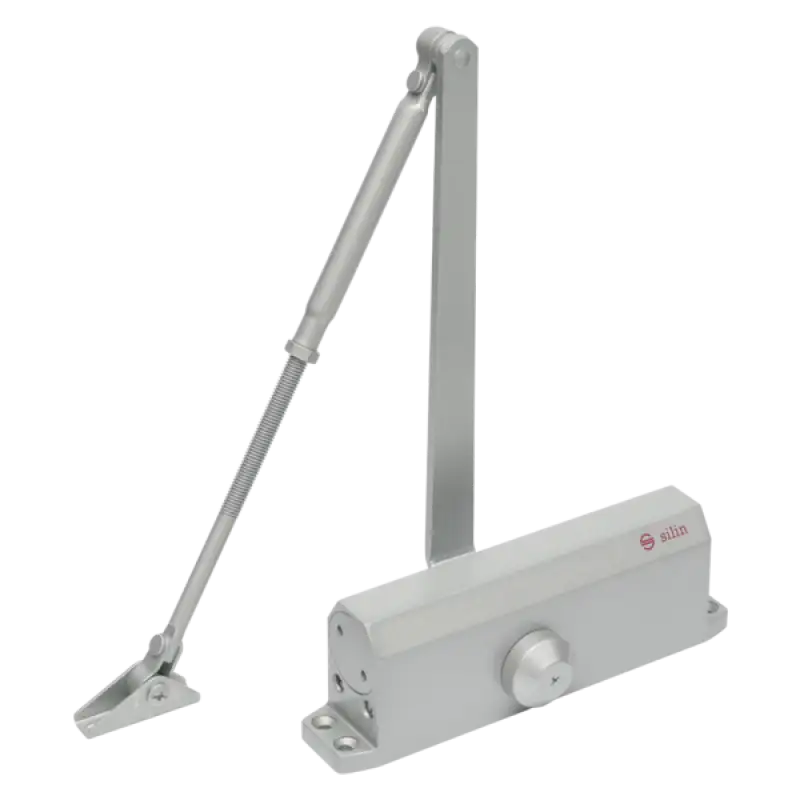 Amortizor hidraulic cu brat pentru usa sa-504aw-sv 25-45Kg silver 41292                                                                                                                                 