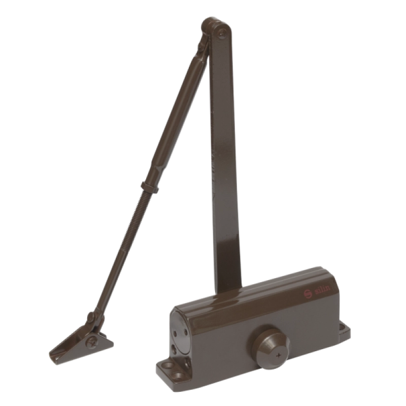 Amortizor hidraulic cu brat pentru usa sa-6033awb 40-65Kg maro 36388                                                                                                                                    