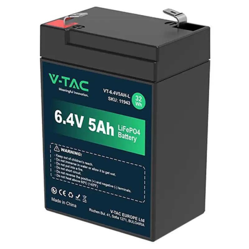 ACUMULATOR LITHIUM 6.4V 5AH 70X47X99MM