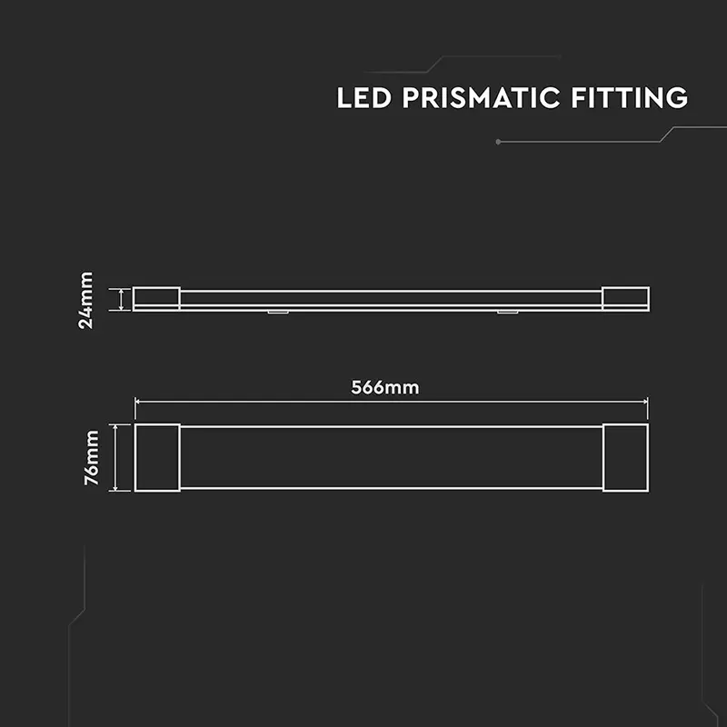 Corp iluminat Led 20W 60cm 1200Lm 6500k alb rece cip CREE sku-203496 42311