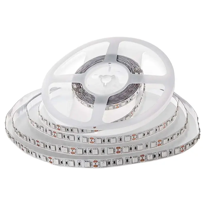 Banda Led 3000k IP20 11w/m smd5050 60led/m 10mm  5m/r SKU-212122.40963                                                                                                                                  