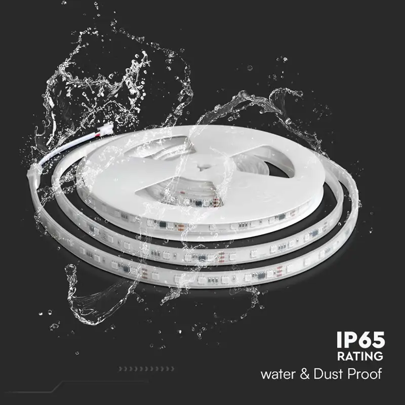 Kit banda LED SMD5050 , lungime 5m , 24V , RGB , IP65 , SKU-23146