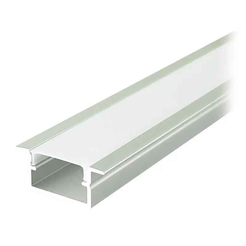 Profil aluminiu pentru banda Led 2m 17mm x 10mm argintiu sku-24106 40243