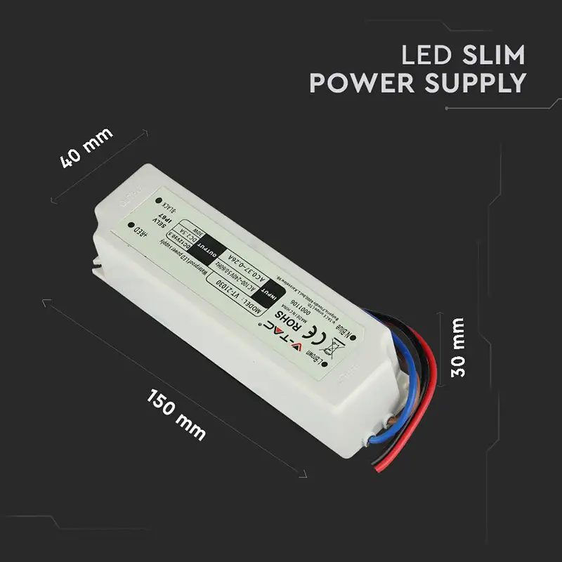 Sursa alimentare Banda led 12V/2.5A 30W IP65 SKU-3271.48596                                                                                                                                             
