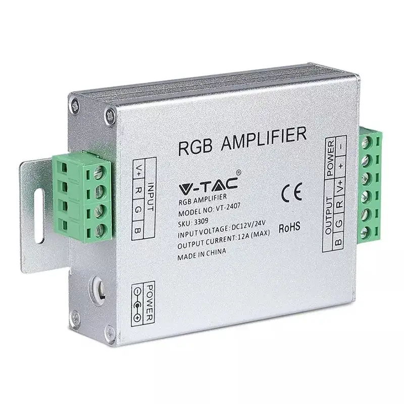 Amplificator RGB SKU-3309 12V -144W, 24V -288W 44058                                                                                                                                                    