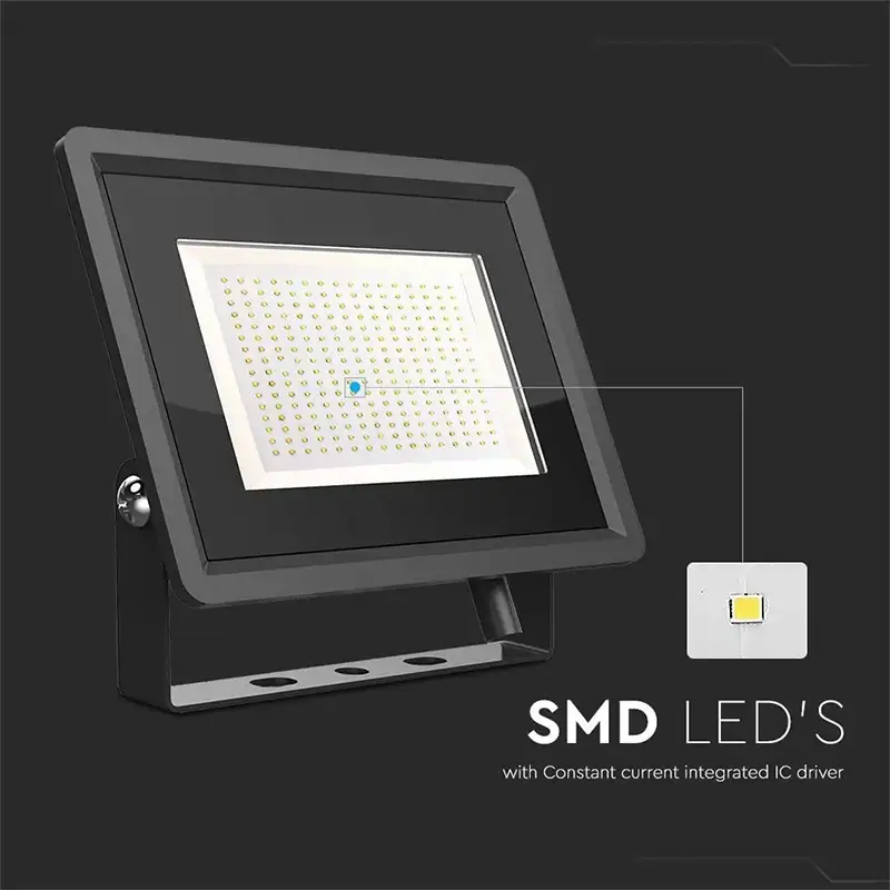 Reflector LED 200W 6400k ip65 negru sku-6734.48882                                                                                                           