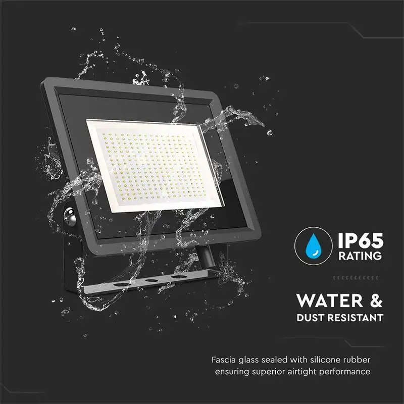 Reflector LED 200W 6400k ip65 negru sku-6734.48882                                                                                                           
