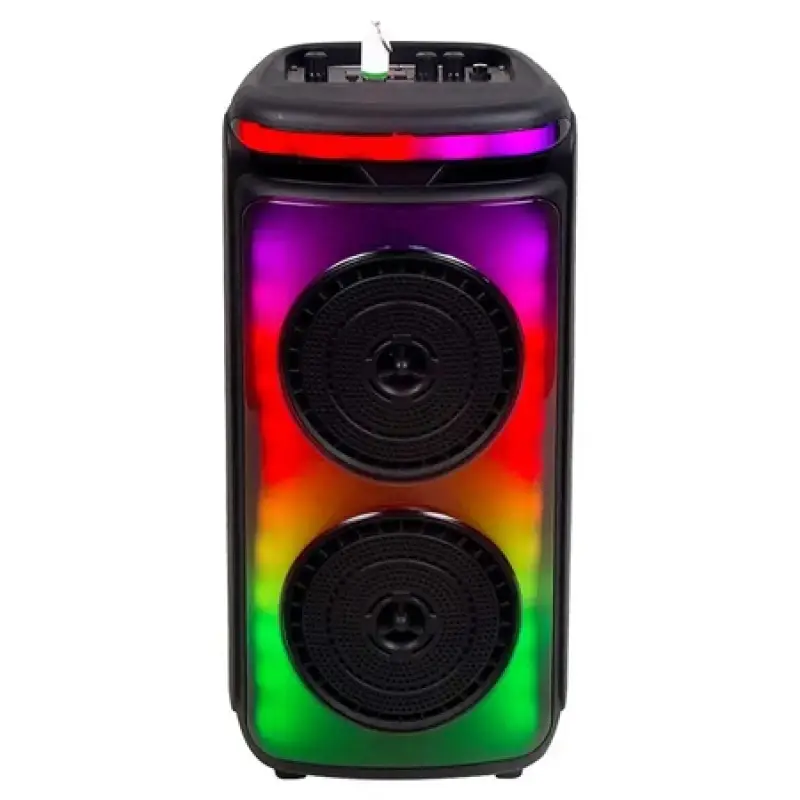 BOXA PORTABILA 2X6" 50W RMS BT/FM/AUX   SKU-7676