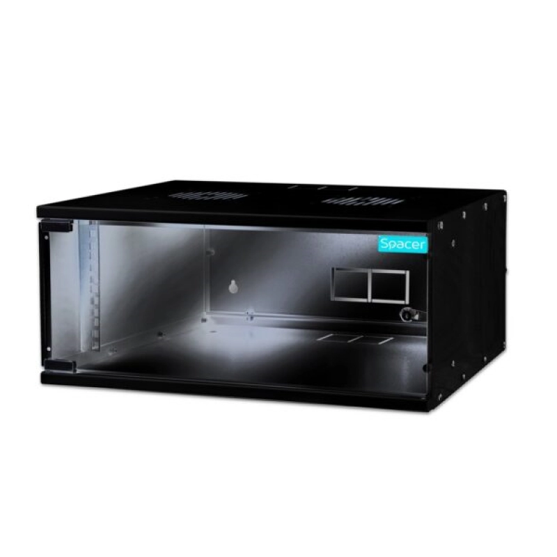 Rack 4U 19'' Spacer 530x240x400mm spcw-4u-bk 46259