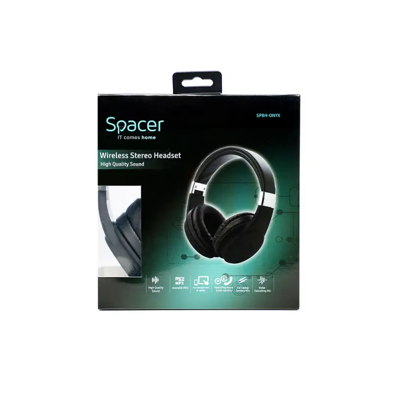 Casti Spacer cu Bluetooth SPBH-ONYX 48734