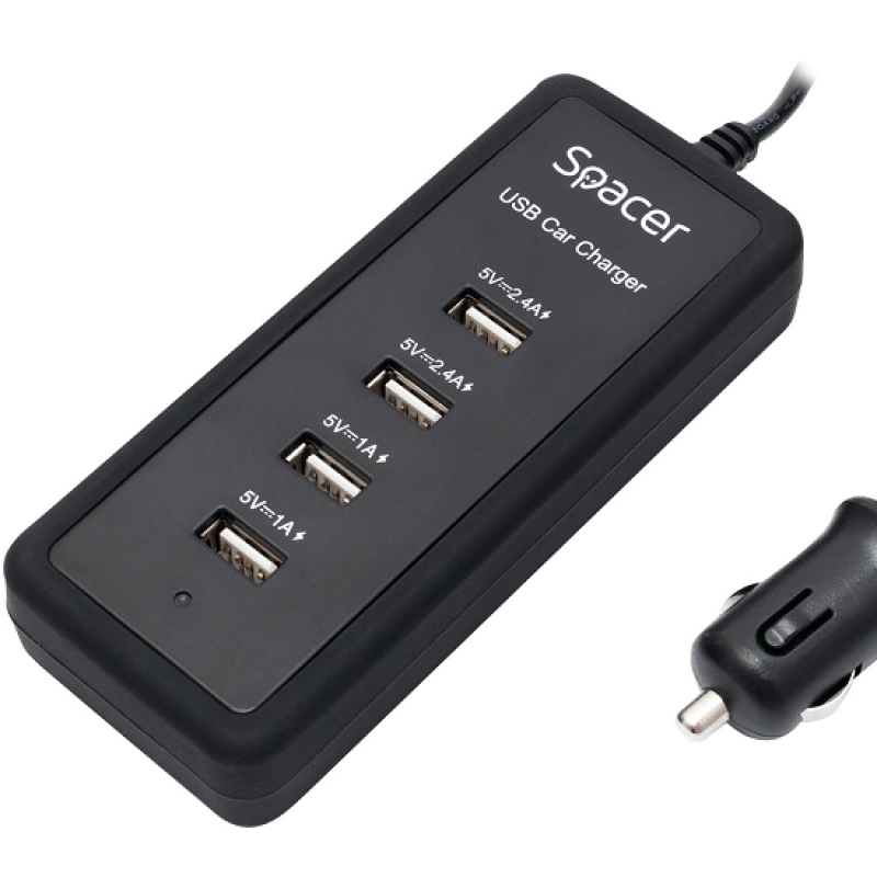 SPCH-011A incarcator auto usb x4 12-24v max 6.2a 45734