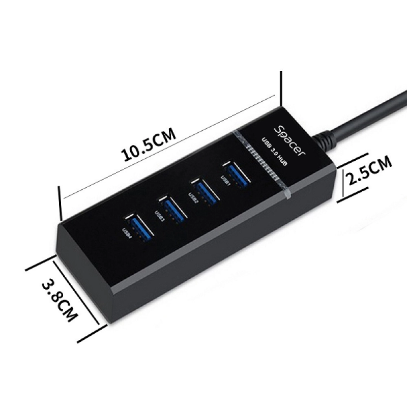 Hub USB 4 port 3.0 SPH-4USB30-01 45870                                                                                                                                                                  