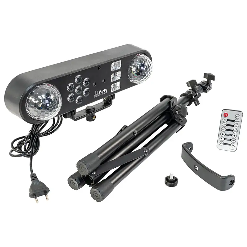STAND CU EFECTE LUMINI FX BAR + ASTRO + LASER + UV + STROBO SPINLED