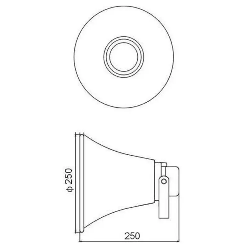 Goarna difuzor PA  25w 8 ohm TC-25P 18832                                                                                                                                                               