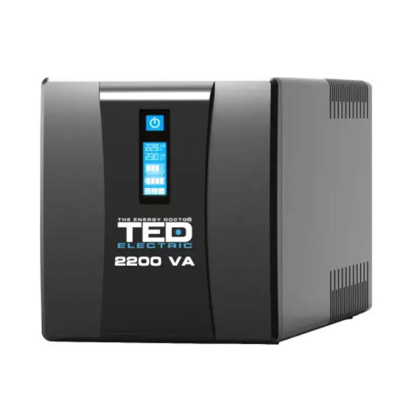 UPS 2200VA 1250W cu stabilizator si management, TED Electric TED004666