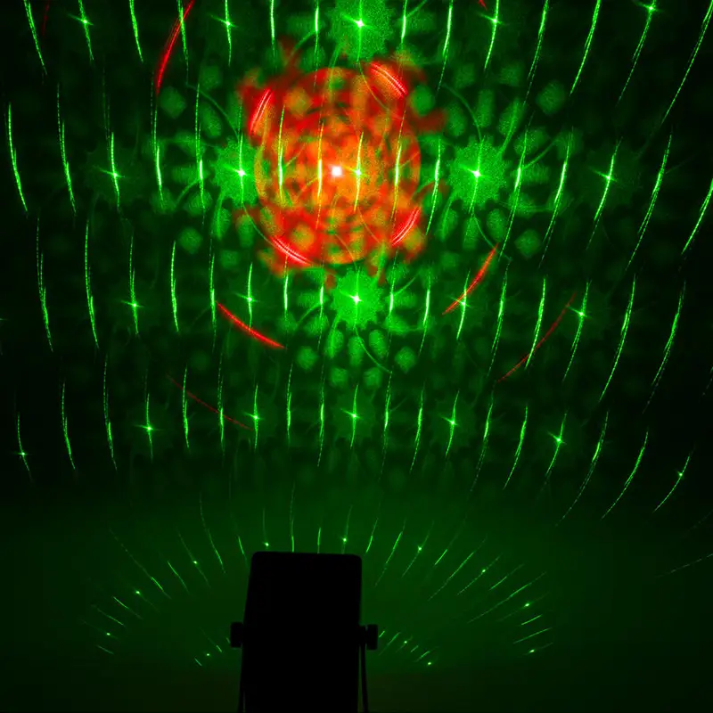 Mini laser 160MW + efect LED RGB 3W TINYLED-LASRG