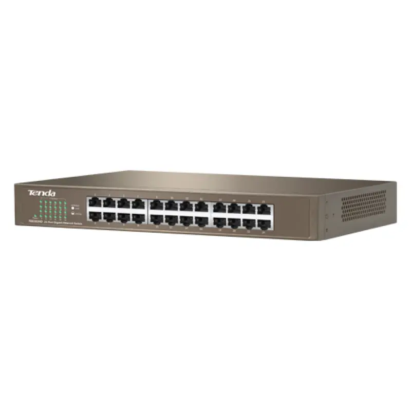 Switch 24 porturi RJ45 Gigabit metalic Tenda TEG 1024D 43203                                                                                                                                            