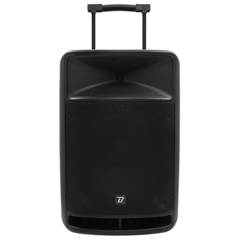 Boxa portabila 15''/38cm + tweeter 350W BT/USB/FM/SD + 2 microfoane VHF TRAVELSOUND15