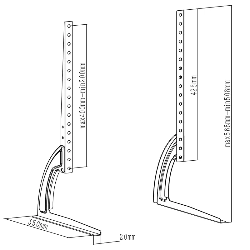 Suport LCD 32-55 inch max 40kg uch0022-S *48266                                                                                                                                                         