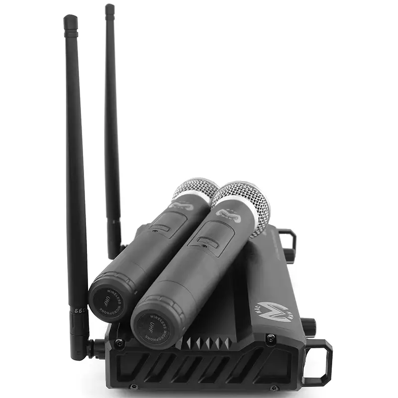 Set 2 microfoane wireless UHF ,  UHF 200M