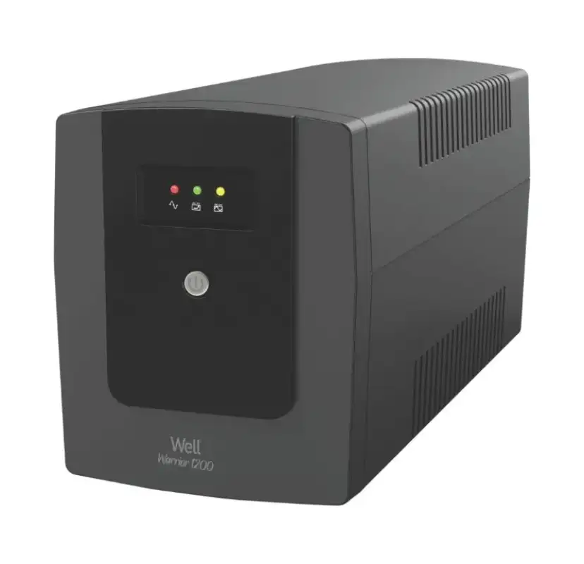 UPS line interactiv 1200VA/720W afisaj LCD well warrior ups-lint-warrior1200-wl 37500                                                                                                                   