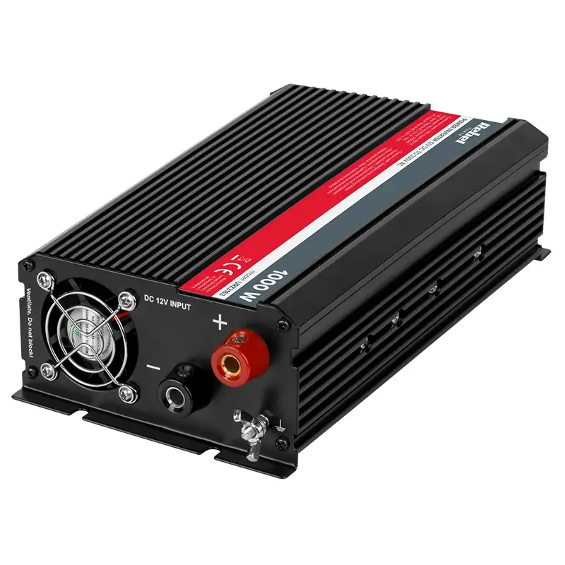 Invertor de tensiune 12V-220V 1000W max power 2000W REBEL URZ3163. 22184                                                                                                                                