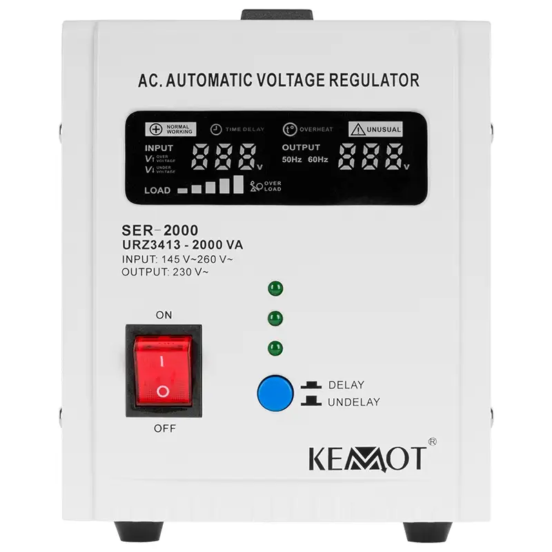 Stabilizator automat de tensiune 2000VA cu servo motor Kemot URZ3413.39519