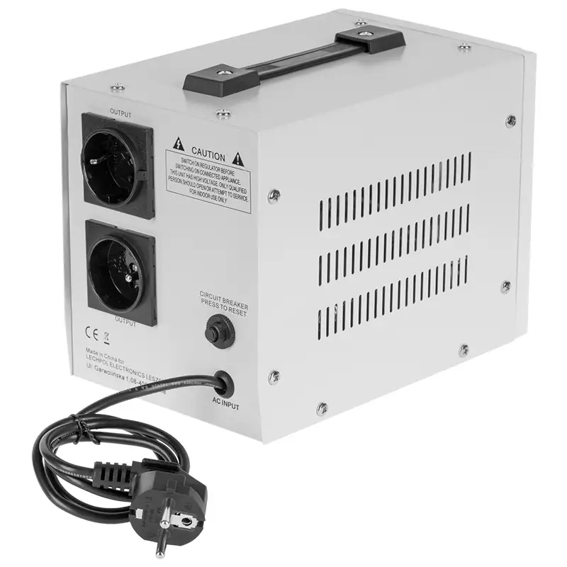 Stabilizator automat de tensiune 2000VA cu servo motor Kemot URZ3413.39519