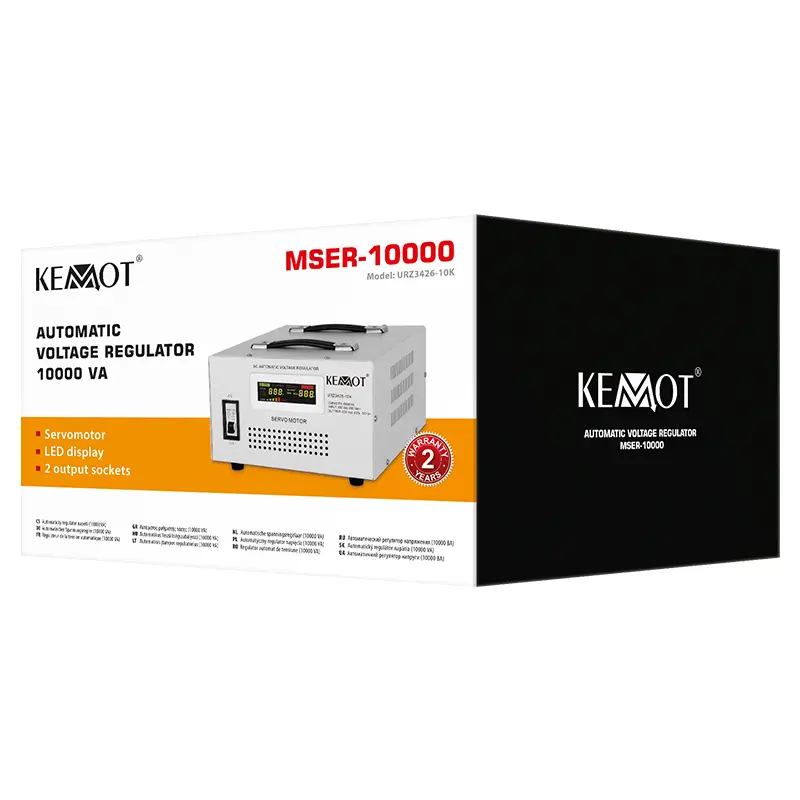 Stabilizator automat de tensiune 10KVA cu Servomotor Kemot URZ3426-10K 12330