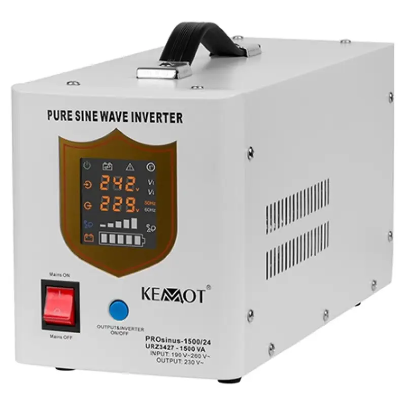 UPS CENTRALE TERMICE SINUS PUR 1500VA/1050W 24V KEMOT URZ3427