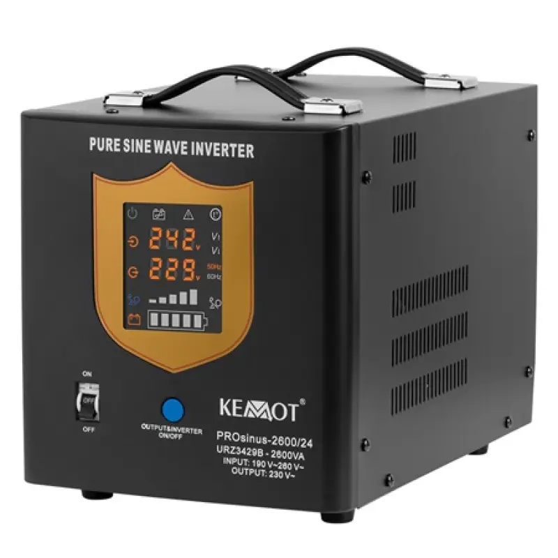 UPS CENTRALE SINUS PUR 2600VA/1800W 24V KEMOT  URZ3429B