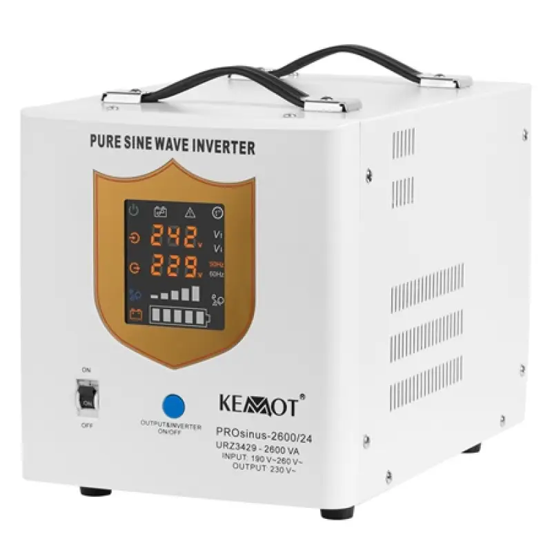 UPS CENTRALE SINUS PUR 2600VA/1800W 24V KEMOT  URZ3429